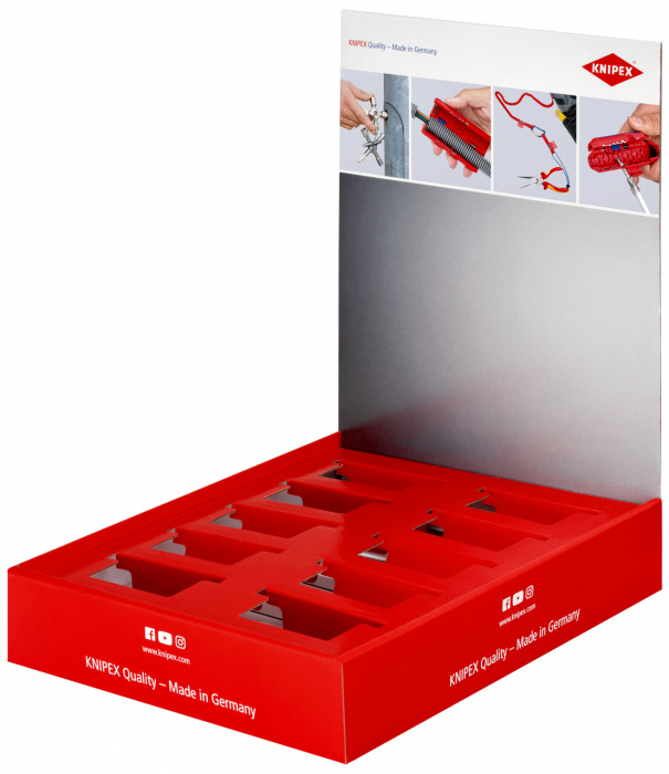 Vystavovací stojánek na pult, univerzální blistr