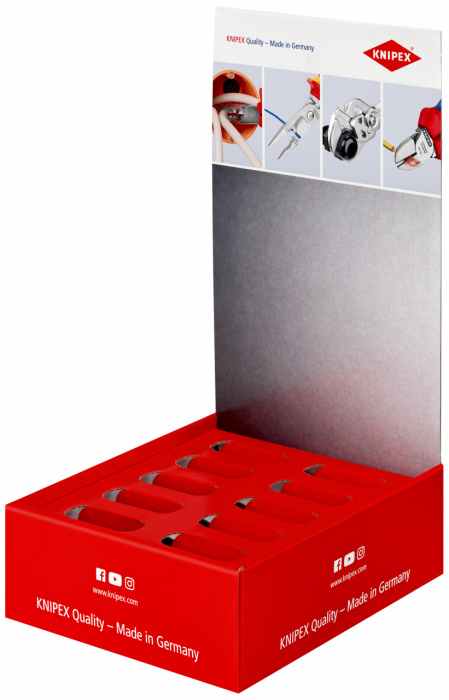 Vystavovací stojánek na pult, univerzální kleště