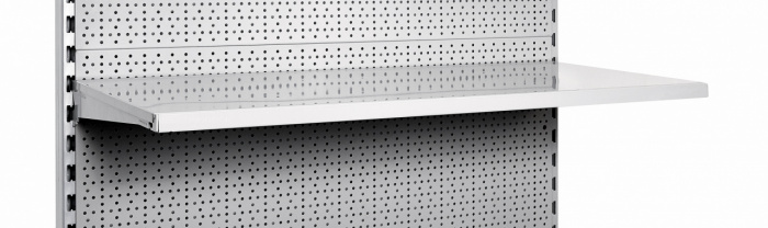 Regálová police pro děrovanou desku