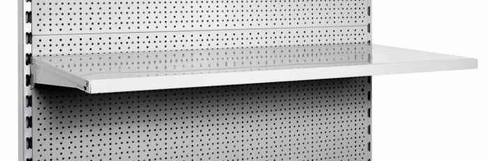 Regálová police pro děrovanou desku