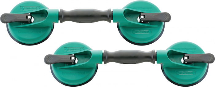 Dvojitá přísavka na zvedání skla