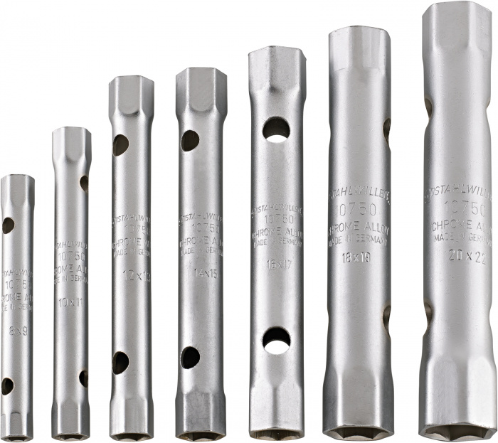 Sada: trubkových klíčů 7-dílná.