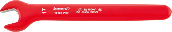 Jednostranný vidlicové klíč 1000V   22mm  248mm