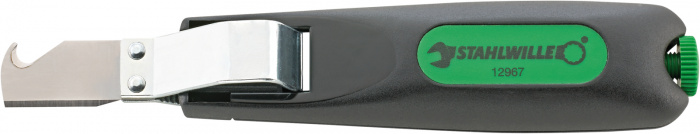 Odizolovací nůž s hákovou čepelí