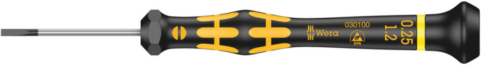 1578 A ESD Ploché šroubováky Kraftform Micro, 0.25 x 1.2 x 40 mm