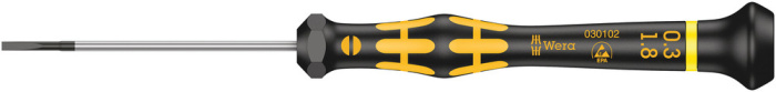 1578 A ESD Ploché šroubováky Kraftform Micro, 0.30 x 1.8 x 60 mm