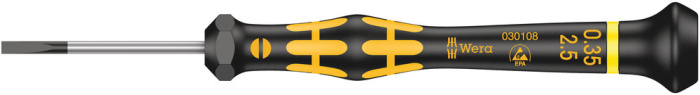 1578 A ESD Ploché šroubováky Kraftform Micro, 0.35 x 2.5 x 40 mm