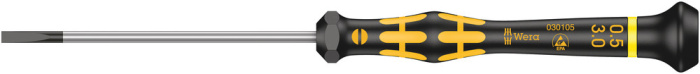 1578 A ESD Ploché šroubováky Kraftform Micro, 0.50 x 3 x 80 mm