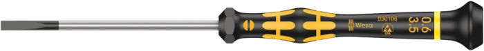 1578 A ESD Ploché šroubováky Kraftform Micro, 0.60 x 3.5 x 80 mm