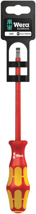 160 i SB VDE izolovaný plochý šroubovák, 1 x 5.5 x 125 mm