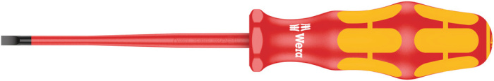 160 iS VDE Plochý šroubovák izolovaný se sníženým průměrem čepele, 0.8 x 4 x 100 mm