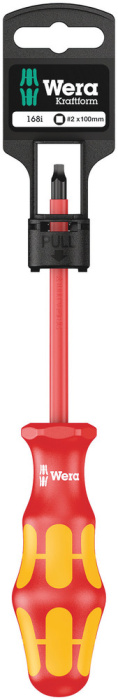 168 i SB VDE izolovaný čtyřhranný šroubovák, # 2 x 100 mm