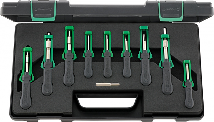 SADA PŘÍPRAVKŮ PRO VYPICHOVÁNÍ KONEKTORŮ 14-dílná