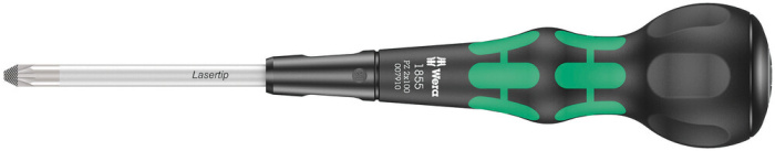1855 Křížový šroubovák PZ Kraftform Ball-Grip, PZ 2 x 100 mm