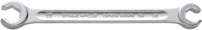 Oboustranný očkoplochý klíč, úhlový rozměr 9 x 11mm  155mm