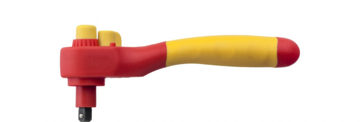 Wiha Izolovaný klíč s ráčnou pro nástrčné klíče přepínatelný 3/8" (43052)