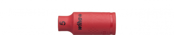Wiha Vložka nástrčných klíčů s izolací Vnitřní šestihran 1/4" 5.0&#160;mm (43089)