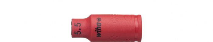 Wiha Vložka nástrčných klíčů s izolací Vnitřní šestihran 1/4" 5.5&#160;mm (43090)