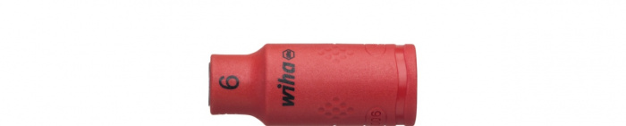 Wiha Vložka nástrčných klíčů s izolací Vnitřní šestihran 1/4" 6.0&#160;mm (43091)
