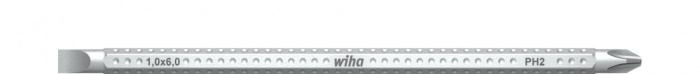 Wiha Výměnný dřík SYSTEM 6 Plochý, Phillips 4.0 mm, PH1, 150 mm (00665)