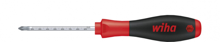 Wiha Šroubovák SoftFinish Phillips s kruhovým dříkem a stupnicí v mm vyrytou laserem PH1 x 80 mm (36072)