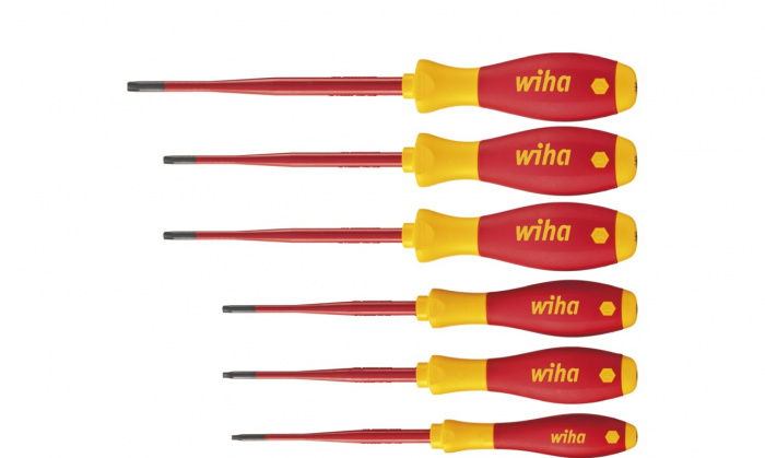 Wiha Sada šroubováků SoftFinish electric slimFix TORX® Tamper Resistant (s otvorem), 6díl. (41245)