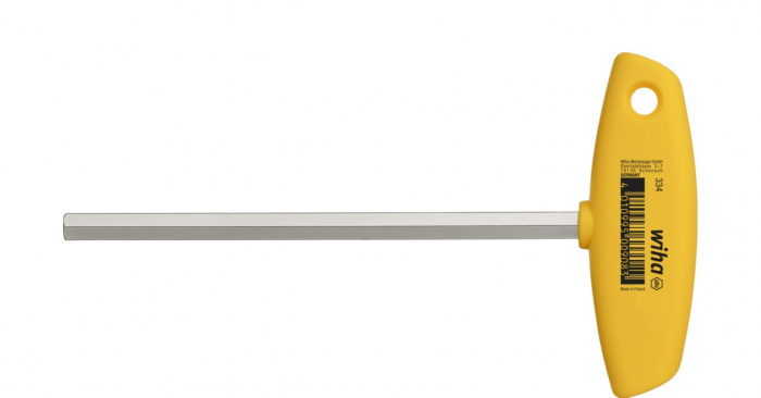 Wiha Zástrčný klíč s rukojetí tvaru T Šestihran, palcové provedení, leskle niklovaný 9.5 mm 3/8" (02811)
