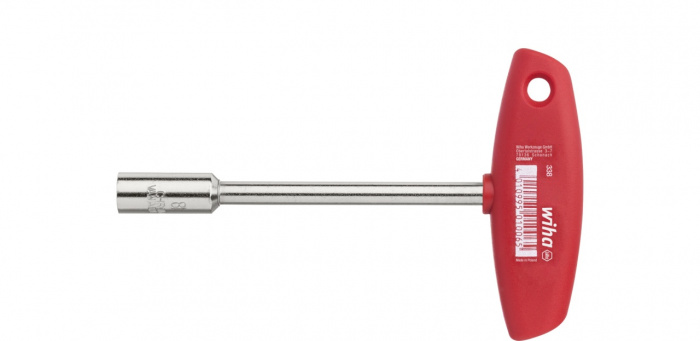 Wiha Nástrčný klíč s rukojetí tvaru T Čtyřhran leskem poniklováno 10 mm (01007)