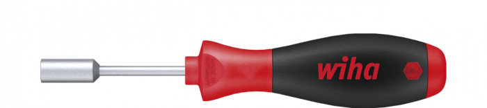 Wiha Šroubovák SoftFinish Šestihranný nástrčný klíč s krátkým kruhovým dříkem 8.0 mm x 65 mm (01079)