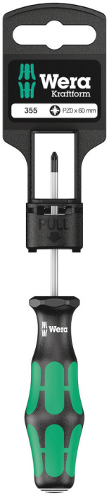 355 PZ SB Křížové šroubováky, PZ 0 x 60 mm