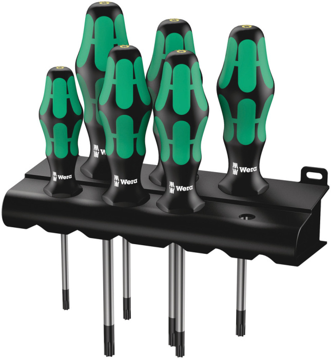 367/6 TORX® HF Sada šroubováků Kraftform Plus s přidržovací funkcí + stojánek, 6 dílný