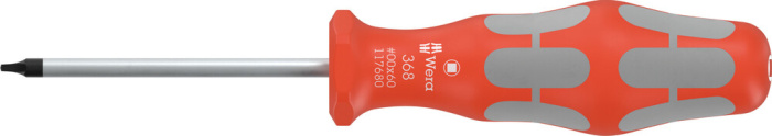 368 Šroubováky na šrouby s vnitřním čtyřhranem, # 00 x 60 mm