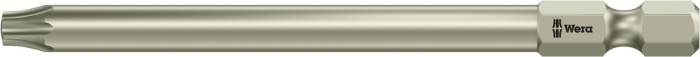 3867/4 Bity TORX® BO s otvorem z nerezové oceli, TX 25 x 89 mm