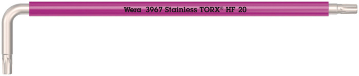 3967 SXL TORX® HF Zástrčný klíč Multicolour s přidržovací funkcí, dlouhý, nerezová ocel, TX 20 x 137 mm