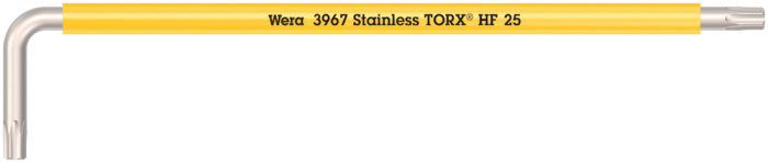 3967 SXL TORX® HF Zástrčný klíč Multicolour s přidržovací funkcí, dlouhý, nerezová ocel, TX 25 x 154 mm