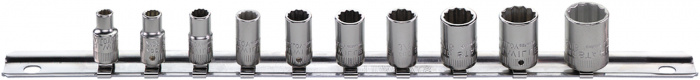 Sada: Sada nástrčných hlavic s držákem 10dílná