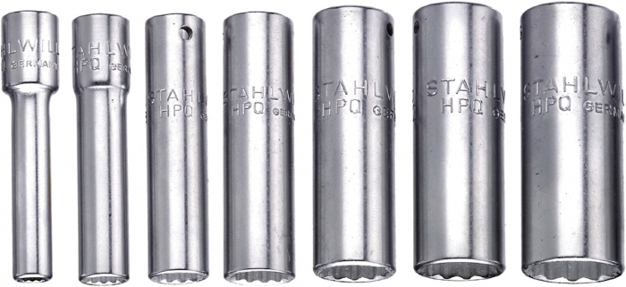 Sada: nástrčných hlavic 7dílné.