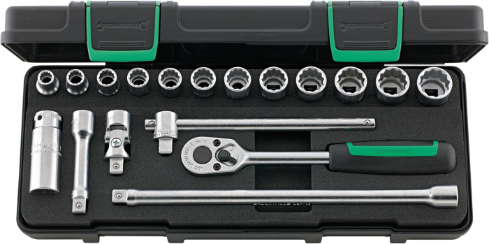 Sada nástrčných hlavic 18dílná.