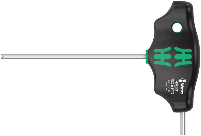 454 Šestihranný šroubovák HF s příčnou rukojetí Hex-Plus s přidržovací funkcí, 3 x 100 mm