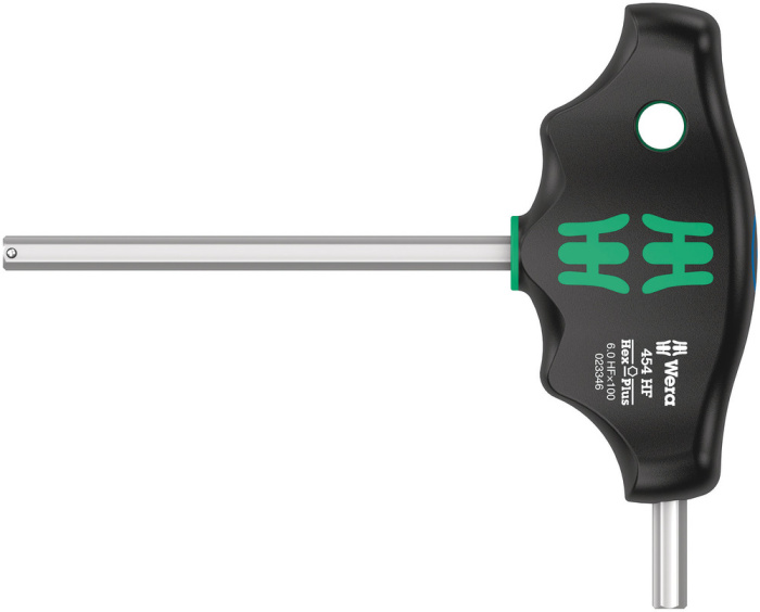 454 Šestihranný šroubovák HF s příčnou rukojetí Hex-Plus s přidržovací funkcí, 6 x 100 mm