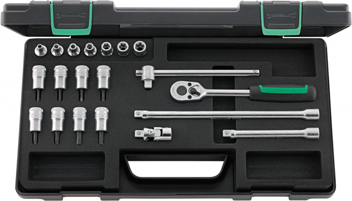 Sada nástrčných hlavic TORX® 20 ks.