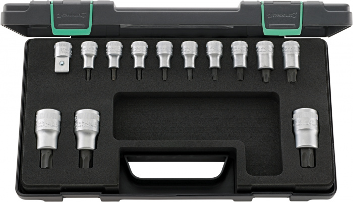 Sada nástrčných hlavic TORX® 13dílná.