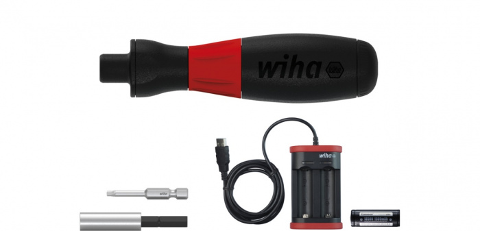 Wiha E-šroubovák sada speedE® Industrial TORX® 5díl. s nástavcem, baterií a USB nabíječkou (43631)