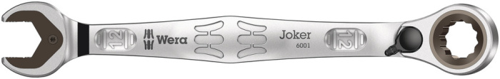 6001 Joker Switch Ráčnový očkoplochý klíč, přepínatelná ráčnová mechanika, 12 x 171 mm