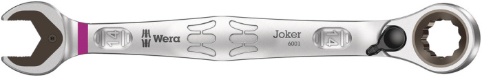 6001 Joker Switch Ráčnový očkoplochý klíč, přepínatelná ráčnová mechanika, 14 x 187 mm