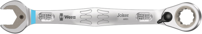 6001 Ráčnový očkoplochý klíč, přepínatelná ráčnová mechanika, palcový, 11/16" x 234 mm