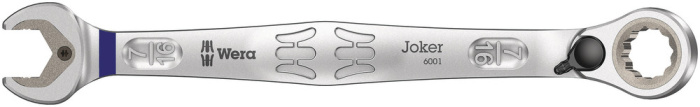 6001 Ráčnový očkoplochý klíč, přepínatelná ráčnová mechanika, palcový, 7/16" x 165 mm