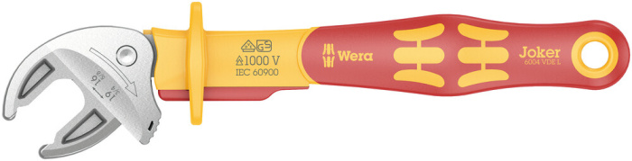 6004 Joker VDE L Otevřený klíč se samočinným nastavením a izolací VDE, 16; 17; 18; 19 x 5/8; 11/16; 3/4" x 226 mm