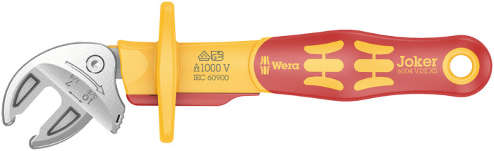 6004 Joker VDE XS Otevřený klíč se samočinným nastavením a izolací VDE, 7; 8; 9; 10 x 1/4; 5/16; 3/8“" x 119 mm