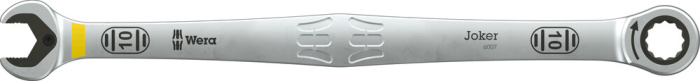 6007 Otevřený/očko-ráčnový klíč SB, dlouhé provedení, 10 x 209 mm